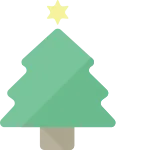 Christmas Tree SVG Icon